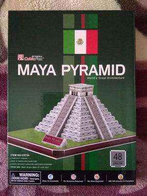 3D Puzzle Maya Pyramid new by CubicFun with 48 pieces