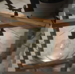  Φωτιστικό οροφής ξύλινο χειροποίητο