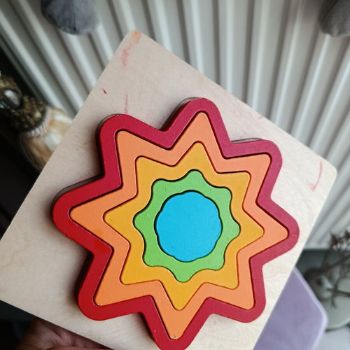 Playtive wooden puzzle used