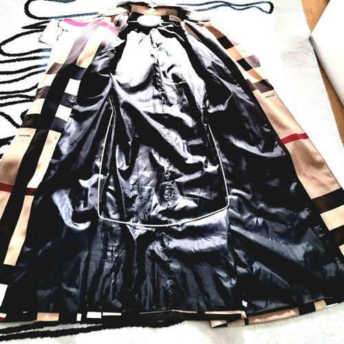 All of you checked coat 100% cotton new with belt size M