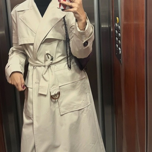 Pinko authentic trench coat medium beige like new