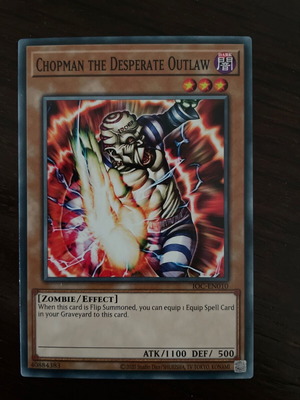 Chopman the desperate outlaw κάρτα Yu-Gi-Oh! σαν καινούργιο