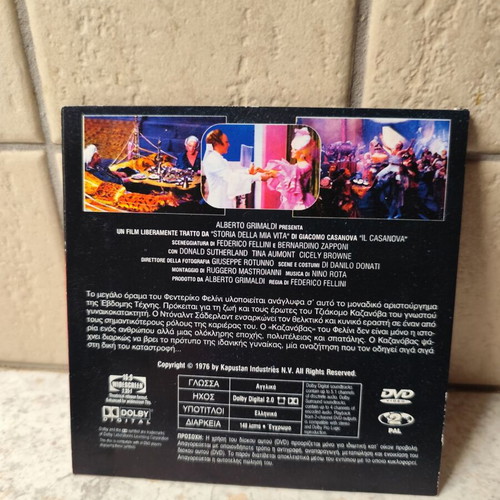 Casanova DVD like new