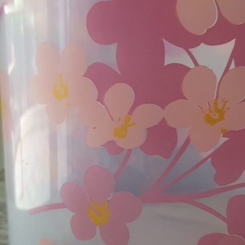 Tupperware cherry blossom airtight containers set, 3 liters