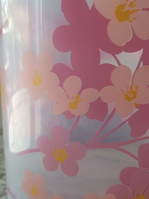 Tupperware cherry blossom airtight containers set, 3 liters