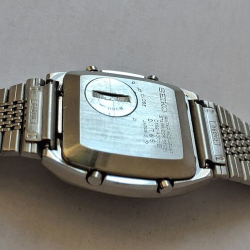 Seiko digital calculator watch 1980 used, functional