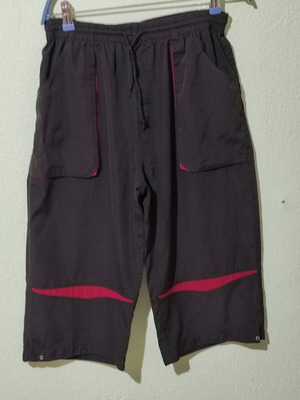 Sport pants like new, wide fit, black, size M