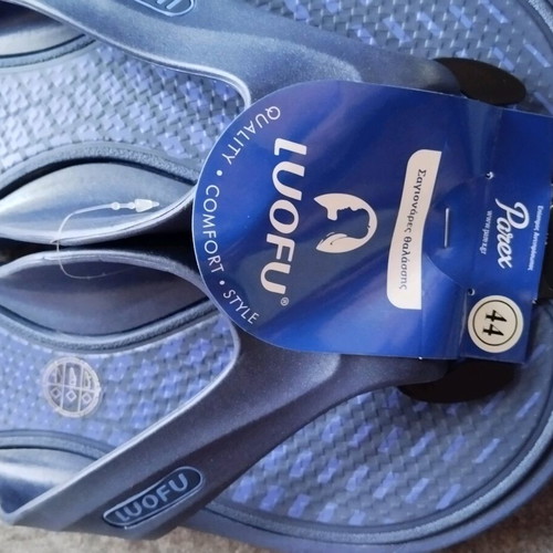Parex men's flip-flops new, size 44 fits 43