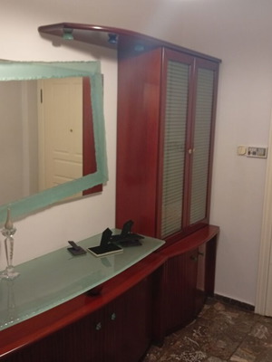 Entrance furniture set like new with mirror and storage cabinets