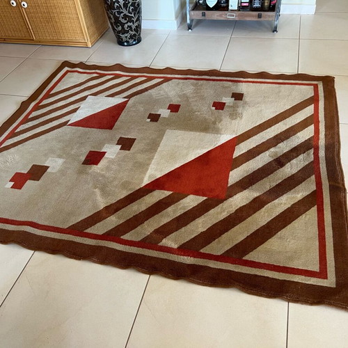 Living room rug used 1.90 x 1.50 m with geometric design