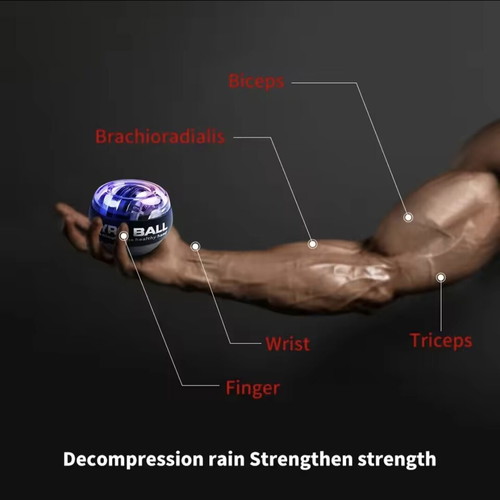 Gyro Ball Hand Wrist Strength Trainer New