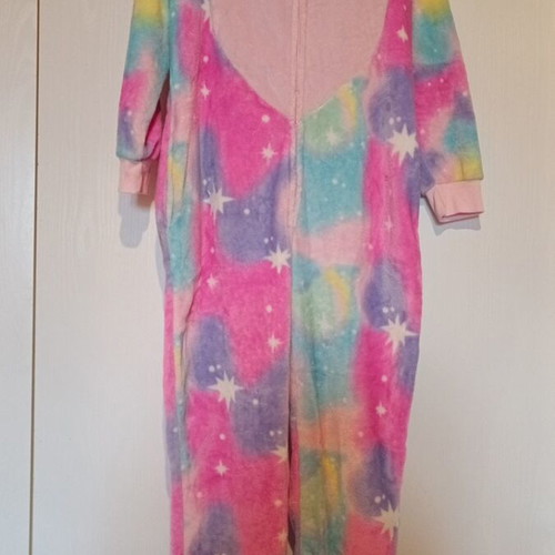 Unicorn one-piece pajama suit like new, size M
