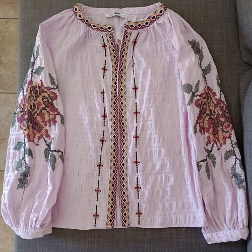 Kate London women's jacket used, pink, cotton