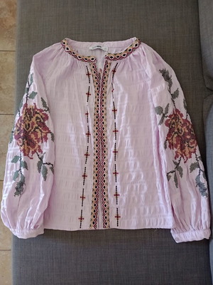 Kate London women's jacket used, pink, cotton
