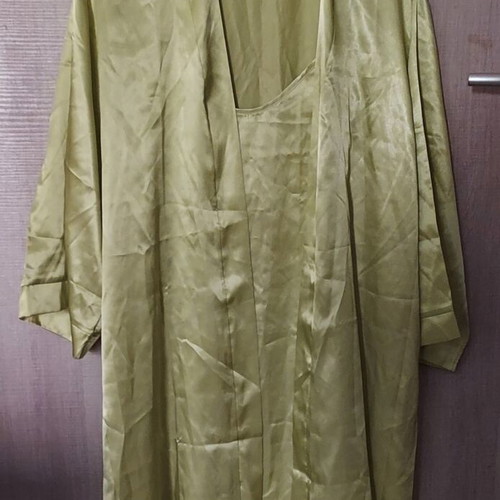 Primavera kimono and nightdress set like new, green, size L-XL