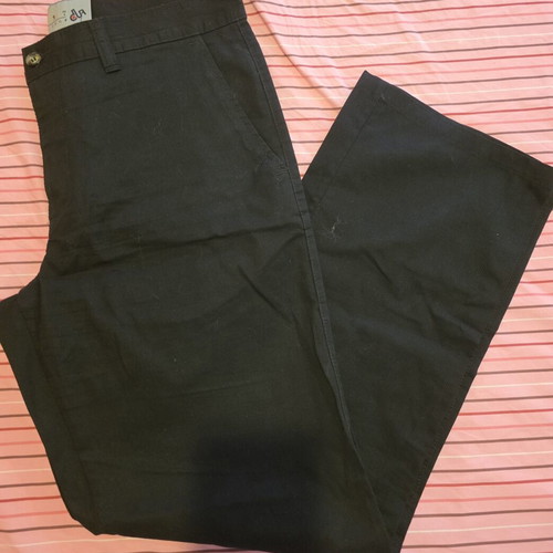 Dur casual men's pants, black, size S, fabric