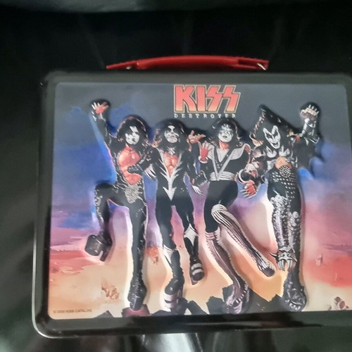 KISS Destroyer lunchbox like new with thermos, official Kiss Catalog 2000
