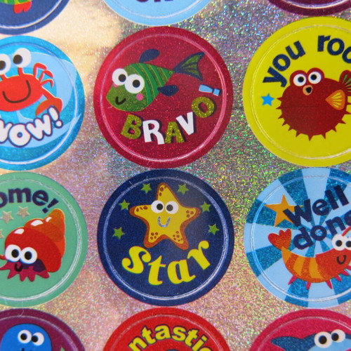 Reward stickers like new, 1 sheet
