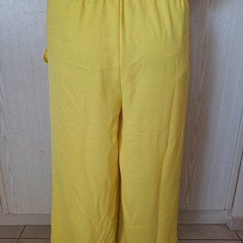Zara yellow wide pants size small like new