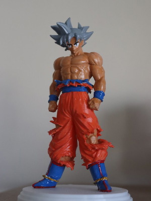 Goku Dragon Ball 3D printed figure like new, PLA eco-friendly filament