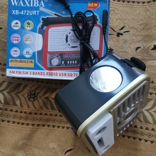 Waxiba XB-1061URT Radio new, portable rechargeable with flashlight and MP3