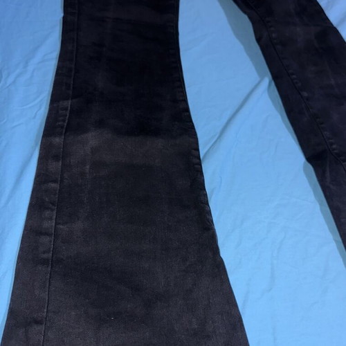 Black flare jeans, size 36