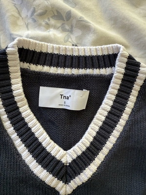 Blue knitwear top like new, size S