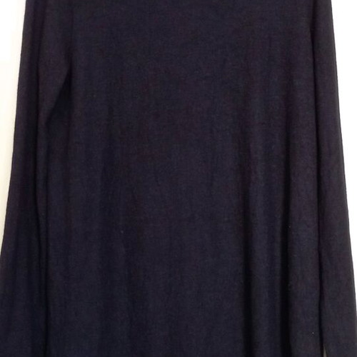 Zara black knitted turtleneck blouse dress medium like new