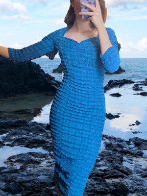 Zara Φόρεμα Καινούργιο Μπλε, Νούμερο S