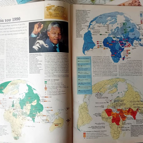 Atlas of World History magazine 9 issues, 2000 edition, like new