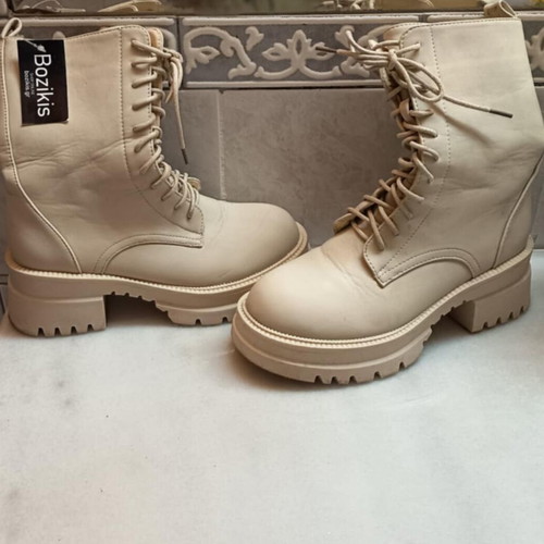 Bozikis Arvilakia boots new, beige, size 38