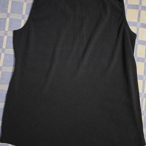 Hirsch sleeveless blouse like new, dark blue