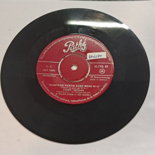 Surprise Partie Chez Bebe No 2 Frere Jacques vinyl record used, good condition