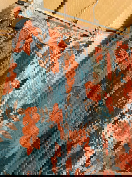 vassia kostara skirt small με χρυσή λεπτομέρεια