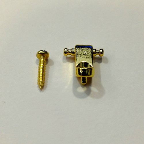 Roller String Tree Guitar String Guide with Screw and Anti-Rotation Pin, gold