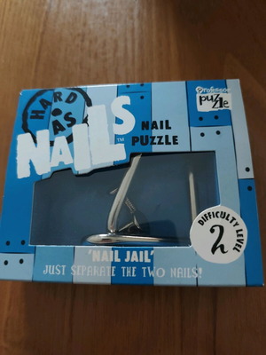Metal puzzle No2 by Professor Puzzle "nail jail" new