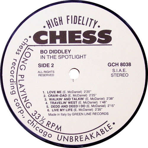Bo Diddley In The Spotlight record used, blues