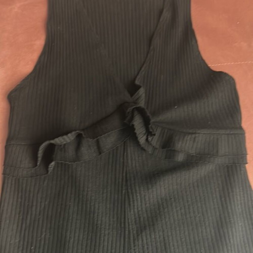 Zara jumpsuit like new, size large, black