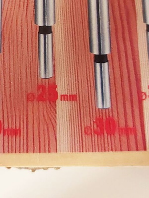 Forstner wood drill bit set Parkside 5 pieces new