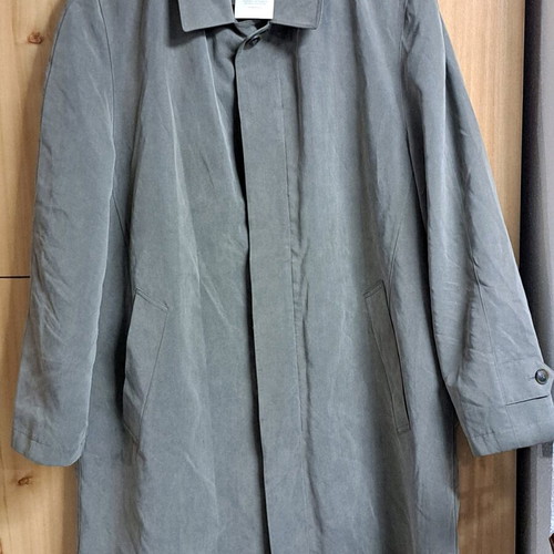 London Fog Trench Coat Gray New M-L