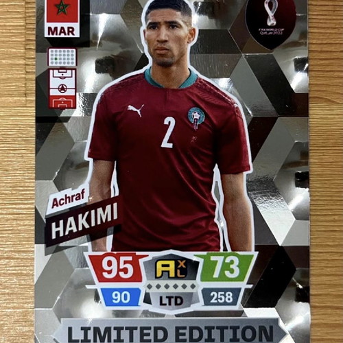 Qatar 2022 limited edition cards used, set of 5