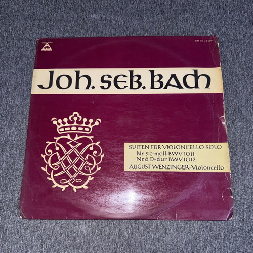 Joh.Seb.Bach vinyl LP record used, classical music