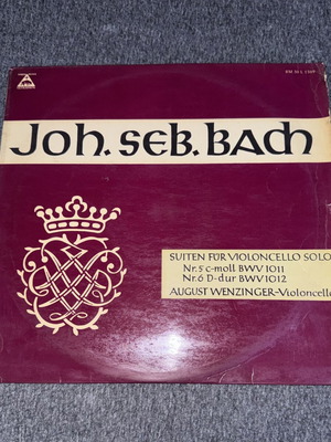 Joh.Seb.Bach vinyl LP record used, classical music