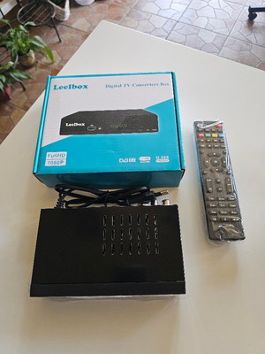 Leelbox T2 DVB-T2 ψηφιακός δέκτης τηλεόρασης H.265 HEVC 10-bit Full HD 1080p