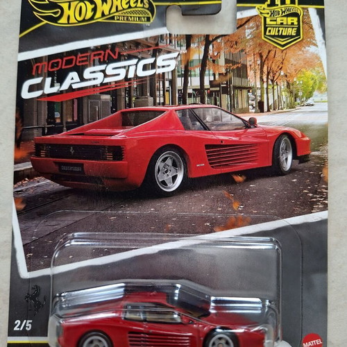 Hot Wheels Car Culture Modern Classics Ferrari Testarossa and Vintage Racing Ferrari 250 GTO new