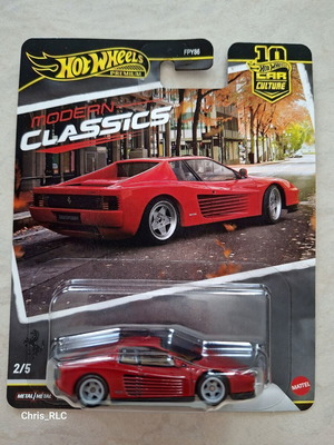 Hot Wheels Car Culture Modern Classics Ferrari Testarossa και Vintage Racing Ferrari 250 GTO καινούργια