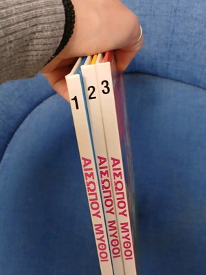 Three volumes of Aesop's Fables like new