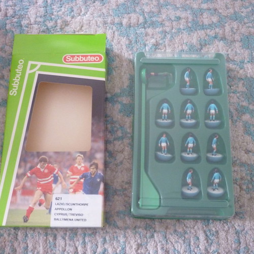 Subbuteo vintage football team Apollon/Lazio/Cyprus/Treviso used