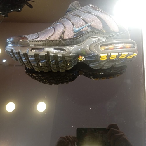 Nike Tn athletic shoes new in box, black and grey