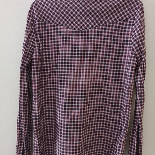 Women's checked shirt used, size M